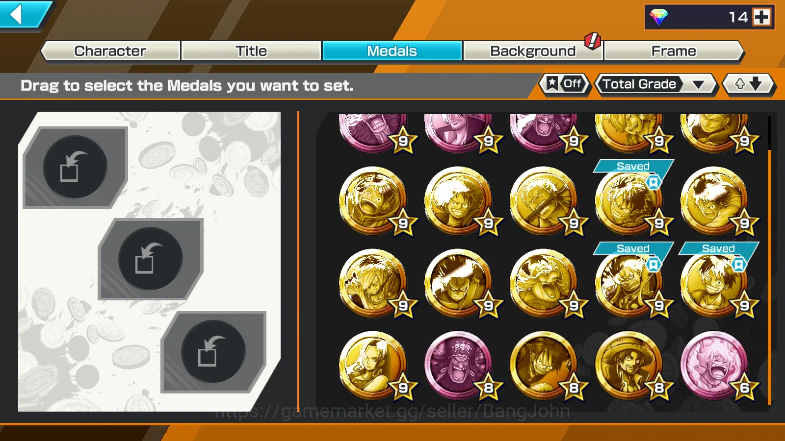 One Piece Bounty Rush Accounts Global | 6EX | 4Emperor teach,the5elder saturn,HP  image 4