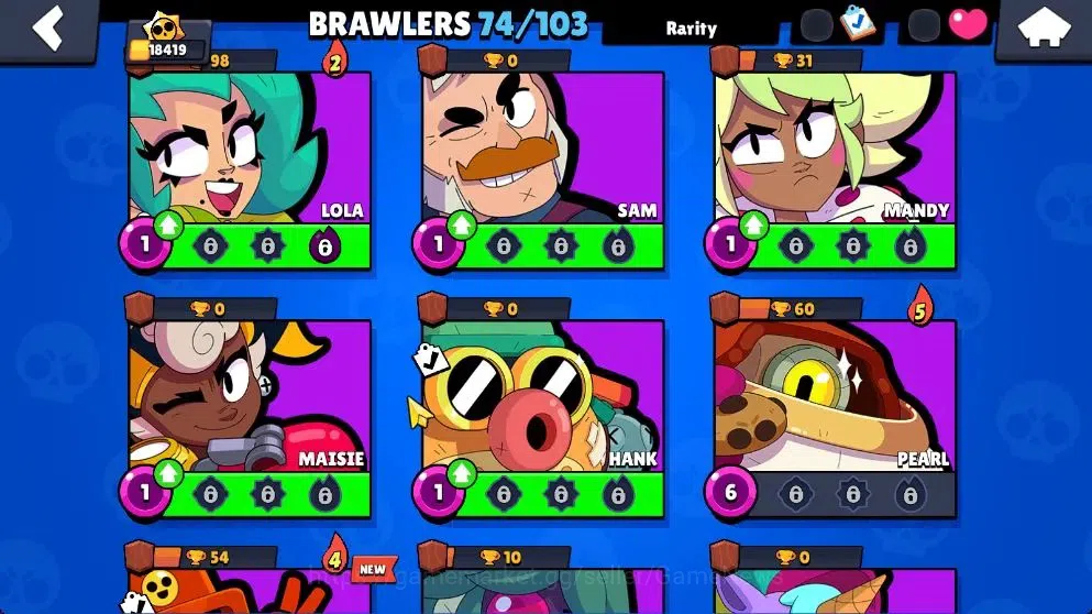 Brawl Stars Accounts 18419 Trophy|74 Brawlers 15 Max|14k Bling|1 HyperC image 14