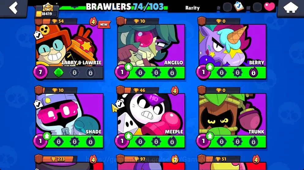 Brawl Stars Accounts 18419 Trophy|74 Brawlers 15 Max|14k Bling|1 HyperC image 15