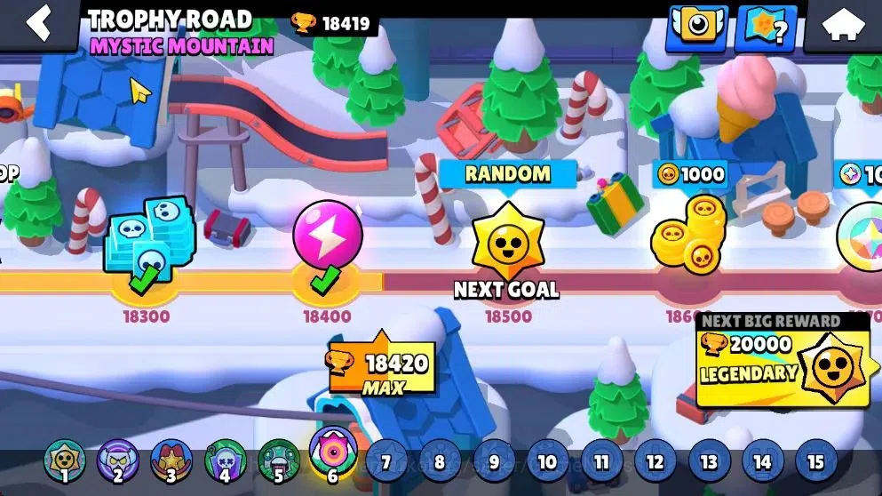 Brawl Stars Accounts 18419 Trophy|74 Brawlers 15 Max|14k Bling|1 HyperC image 5
