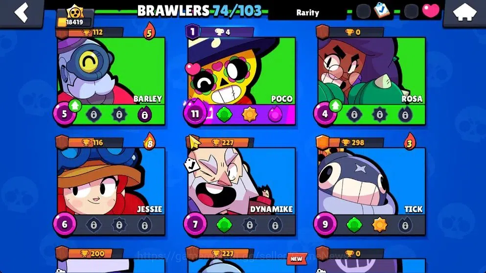 Brawl Stars Accounts 18419 Trophy|74 Brawlers 15 Max|14k Bling|1 HyperC image 9