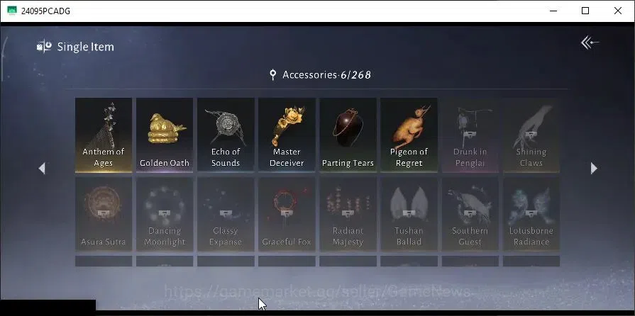 Where Winds Meet Accounts GLOBAL|Lv 5|GS 3682|1 Harmonic Core|Nameless Sword image 14