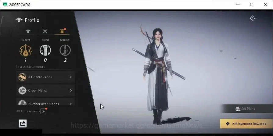 Where Winds Meet Accounts GLOBAL|Lv 5|GS 3682|1 Harmonic Core|Nameless Sword image 4