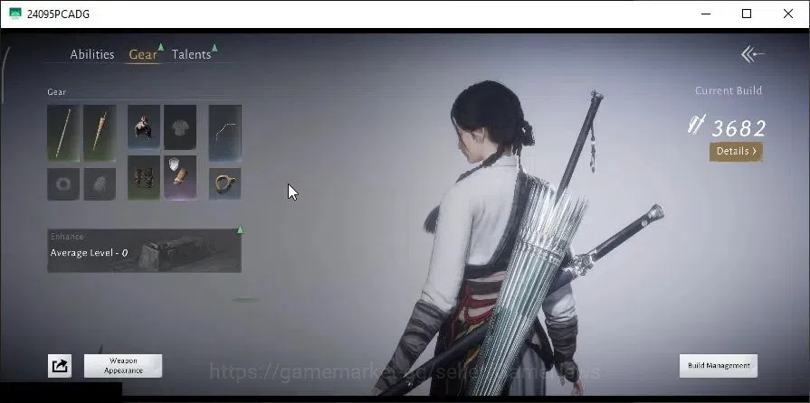 Where Winds Meet Accounts GLOBAL|Lv 5|GS 3682|1 Harmonic Core|Nameless Sword image 6