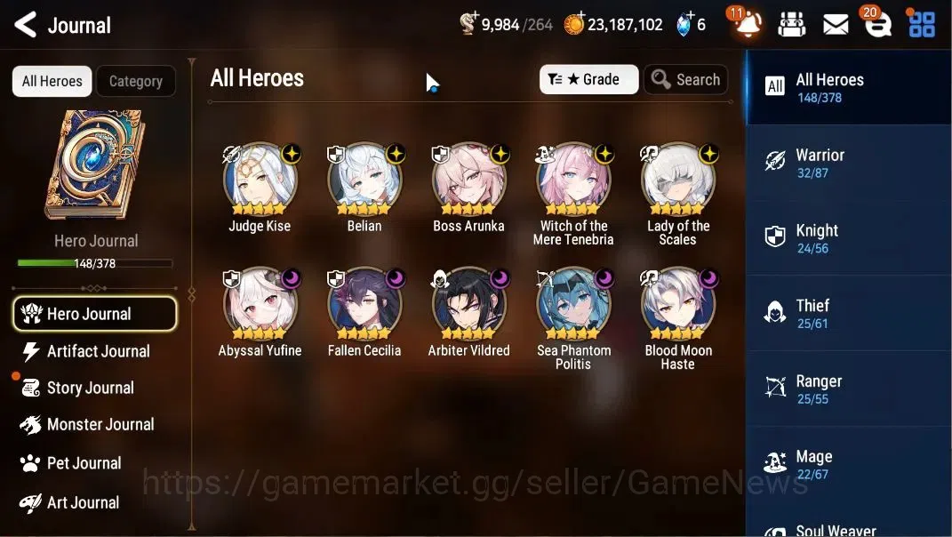 Epic Seven Accounts GLOBAL Unverif|NewEra|10 ML(LOT Scales,BArunka,BMH image 3