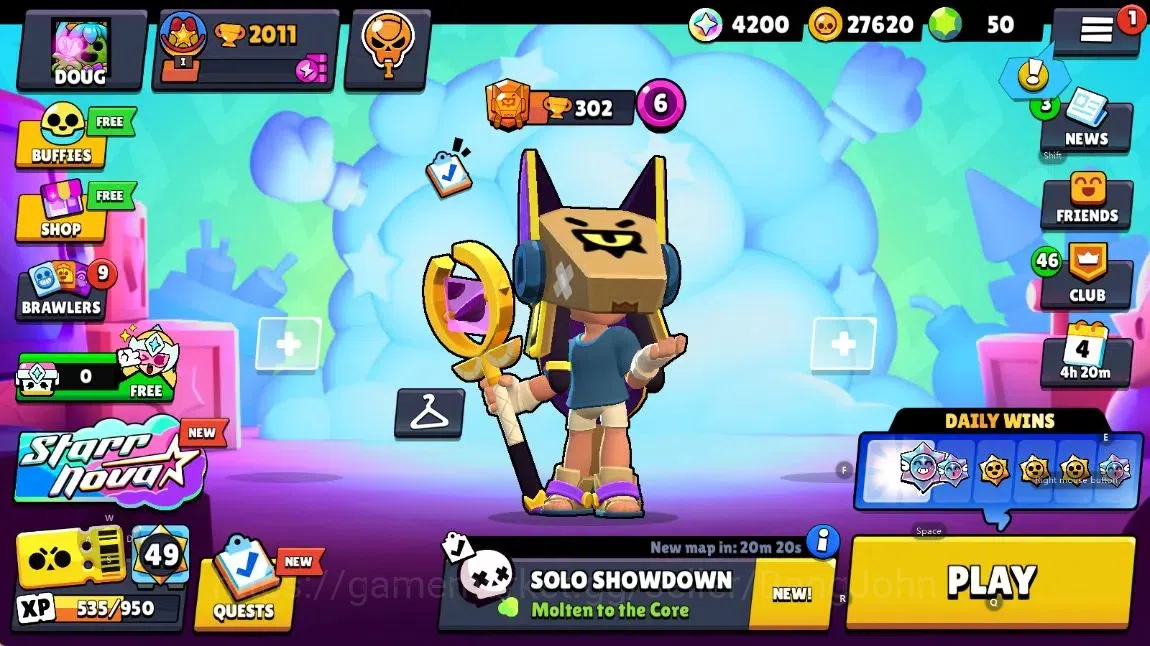 Brawl Stars Accounts Android | 2011 Thropy|19 Brawler-1 Max Lv(Shelly)- image 1