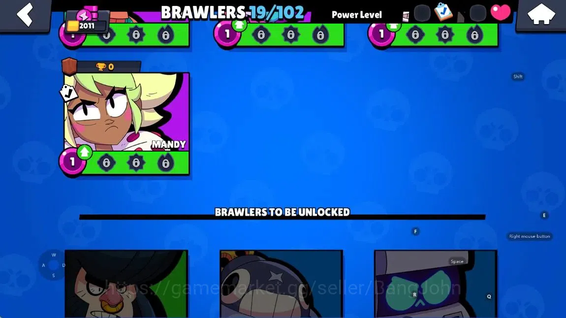 Brawl Stars Accounts Android | 2011 Thropy|19 Brawler-1 Max Lv(Shelly)- image 8