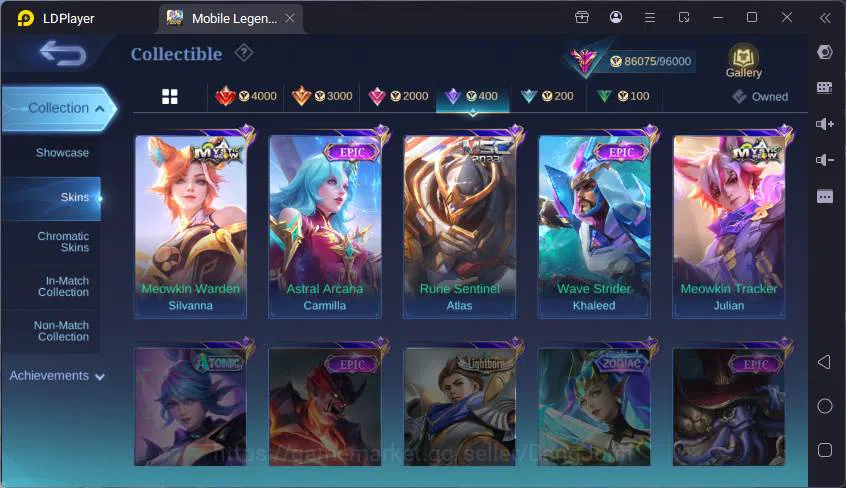 Mobile Legends: Bang Bang Accounts GLOBAL|Hero 124|Skin 323|Roam Acc|Legend Franco,AS image 11