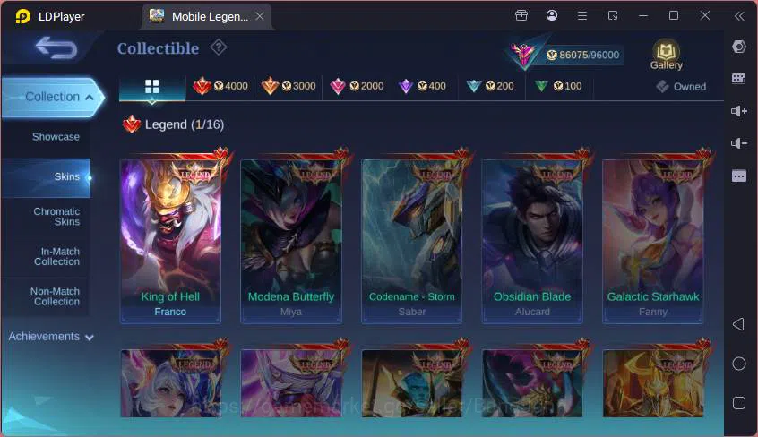 Mobile Legends: Bang Bang Accounts GLOBAL|Hero 124|Skin 323|Roam Acc|Legend Franco,AS image 19