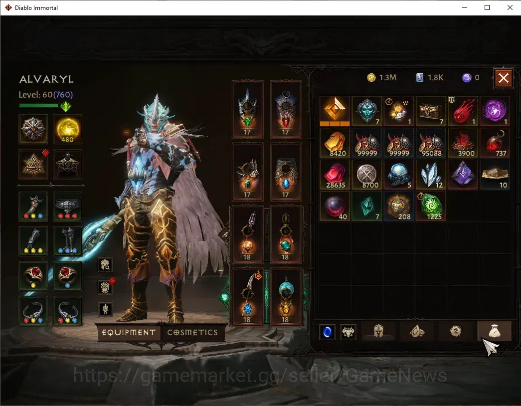 Diablo Immortal Accounts EU - aranoch|CS ON|Lv60(742)|Tempest|42k CR|Reso 3 image 7