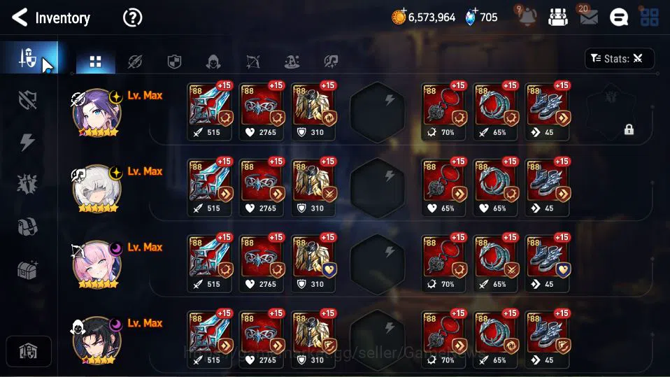 Epic Seven Accounts GLOBAL Unverif|New Era|2 ML(LOTScales,Hellion Lua) image 10