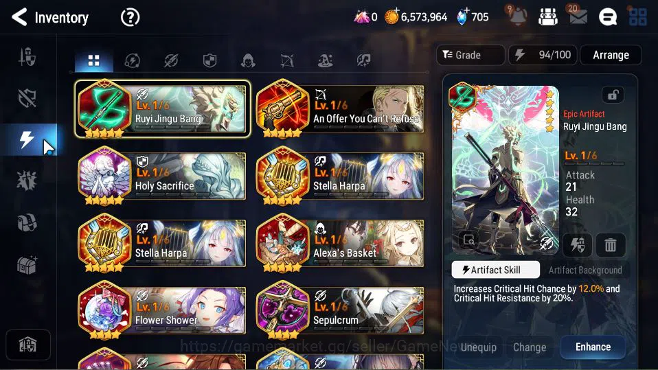 Epic Seven Accounts GLOBAL Unverif|New Era|2 ML(LOTScales,Hellion Lua) image 8