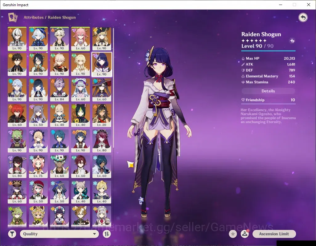 Genshin Impact Accounts ASIA|AR 58|11 Limited + 4 (*5Weap)|KazuhaC1,Durin, image 10