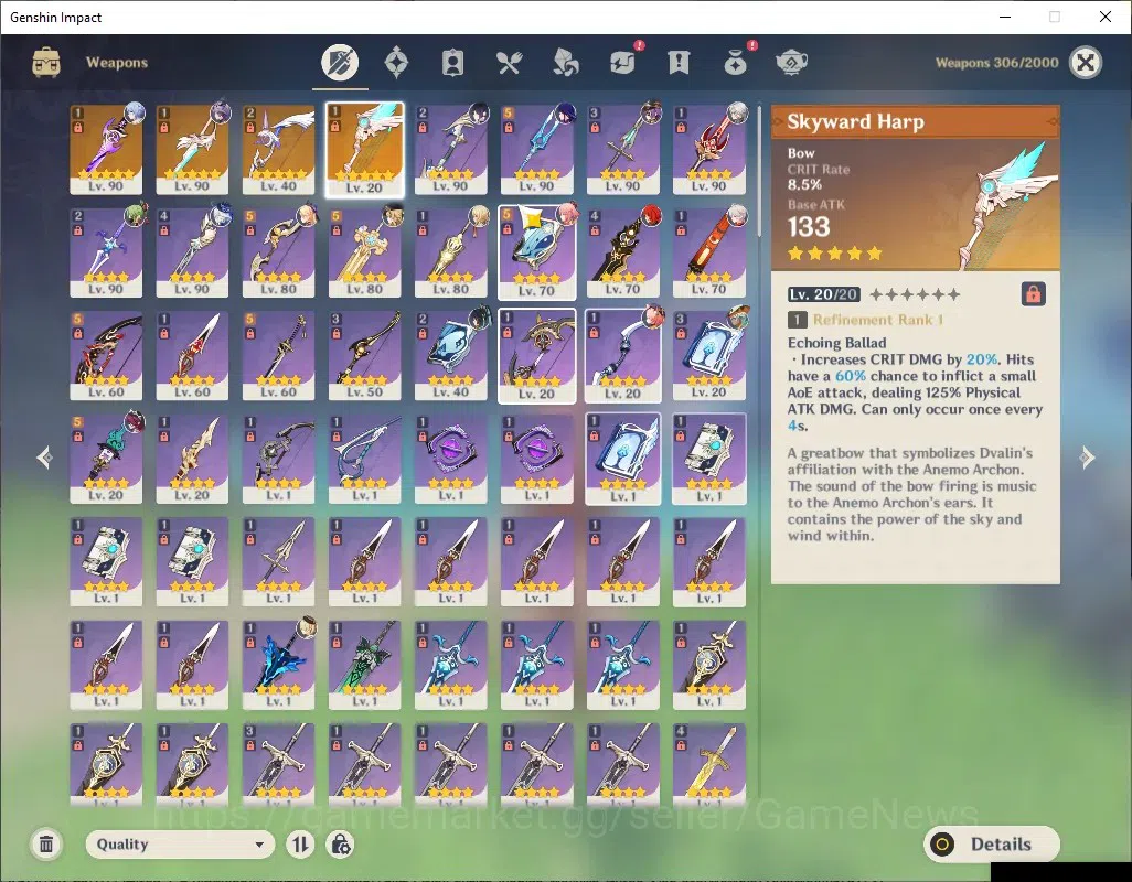 Genshin Impact Accounts ASIA|AR 58|11 Limited + 4 (*5Weap)|KazuhaC1,Durin, image 20