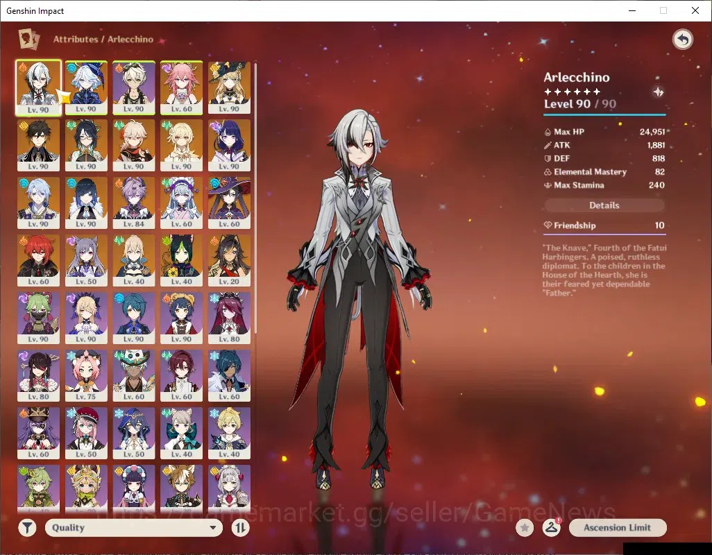 Genshin Impact Accounts ASIA|AR 58|11 Limited + 4 (*5Weap)|KazuhaC1,Durin, image 3