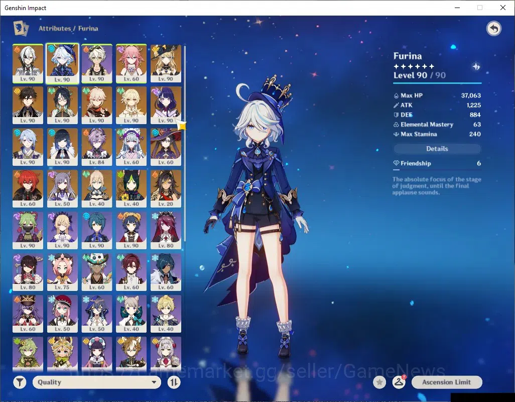 Genshin Impact Accounts ASIA|AR 58|11 Limited + 4 (*5Weap)|KazuhaC1,Durin, image 4