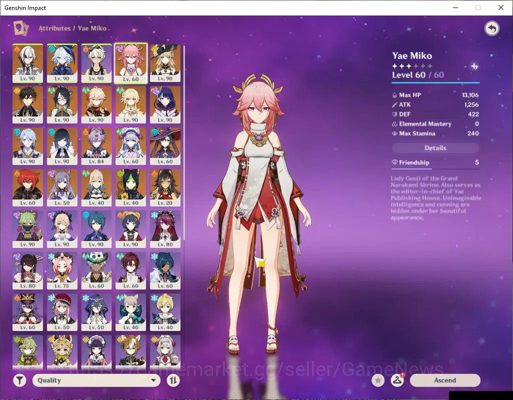 Genshin Impact Accounts ASIA|AR 58|11 Limited + 4 (*5Weap)|KazuhaC1,Durin, image 5