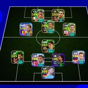 eFootball Accounts Legends & Iconic Players COLECTIVE 3195+ | K DE BRYUNE WCP2026 x VAN BASTEN x RONALDINHO x S GERARD,READY