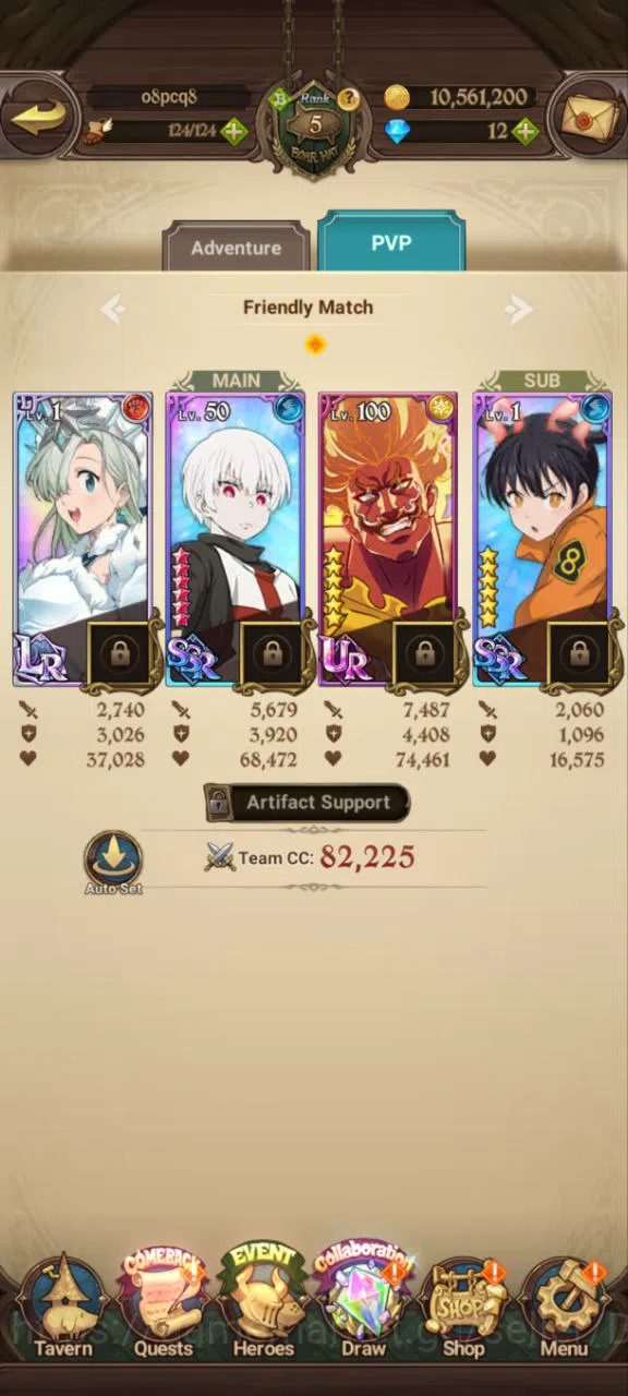 The Seven Deadly Sins: Grand Cross Accounts global |Starter | 738k CC | 1 LR Elizabeth 1 UR D image 1