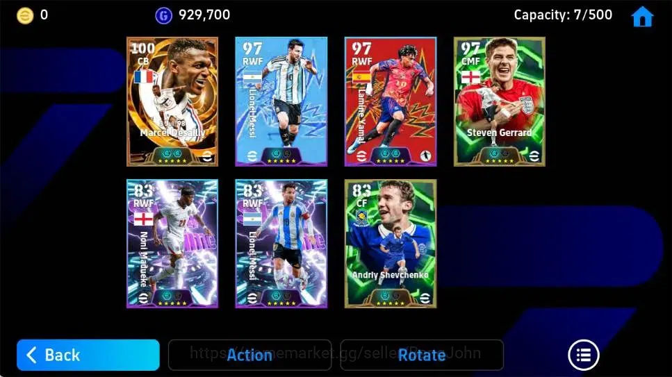 eFootball Accounts Legends & Iconic Players Mobile|PW 2940|Marcel Desailly BigT,Steven Gerrard Epic|2026|Check SS EFB2165B 3