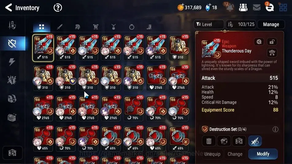 Epic Seven Accounts GLOBAL Unverif|New Era|6 ML(School Nurse Yulha,LC image 15