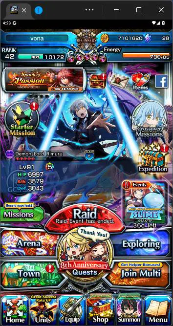 Grand Summoners Others GLOBAL|10 Ascend|Paladin Roy,SummerMiyu,Chloe,Shun image 1