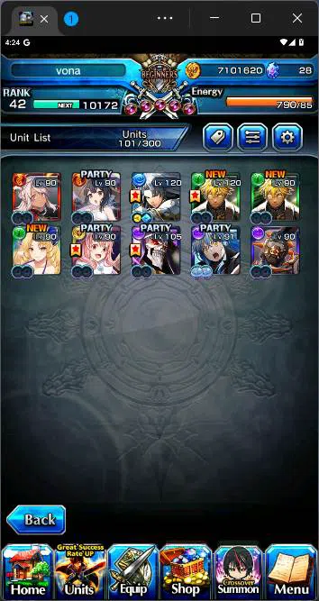 Grand Summoners Accounts Others GLOBAL|10 Ascend|Paladin Roy,SummerMiyu,Chloe,Shuna TW,Ainz,etc|Take mail|check SS|GS137B 7