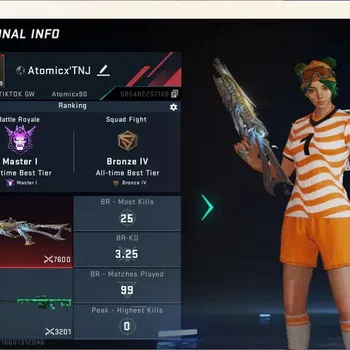 Blood Strike Accounts Others ASIA | 1 Eternal Gun: Bizon-Seraph Lv.3|1 Ultra Melee|1 OPM Gun|3 Ultra Strikers|15 Eternal