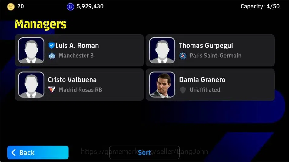 eFootball Accounts Meta Player Mobile|PW 3146|Vitinha ShowT,Daichi Kamada ShowT,Kylian Mbappe ShowT,Kaisuke Honda 2