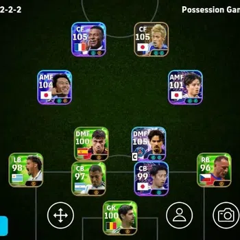 eFootball Accounts Meta Player Mobile|PW 3146|Vitinha ShowT,Daichi Kamada ShowT,Kylian Mbappe ShowT,Kaisuke Honda