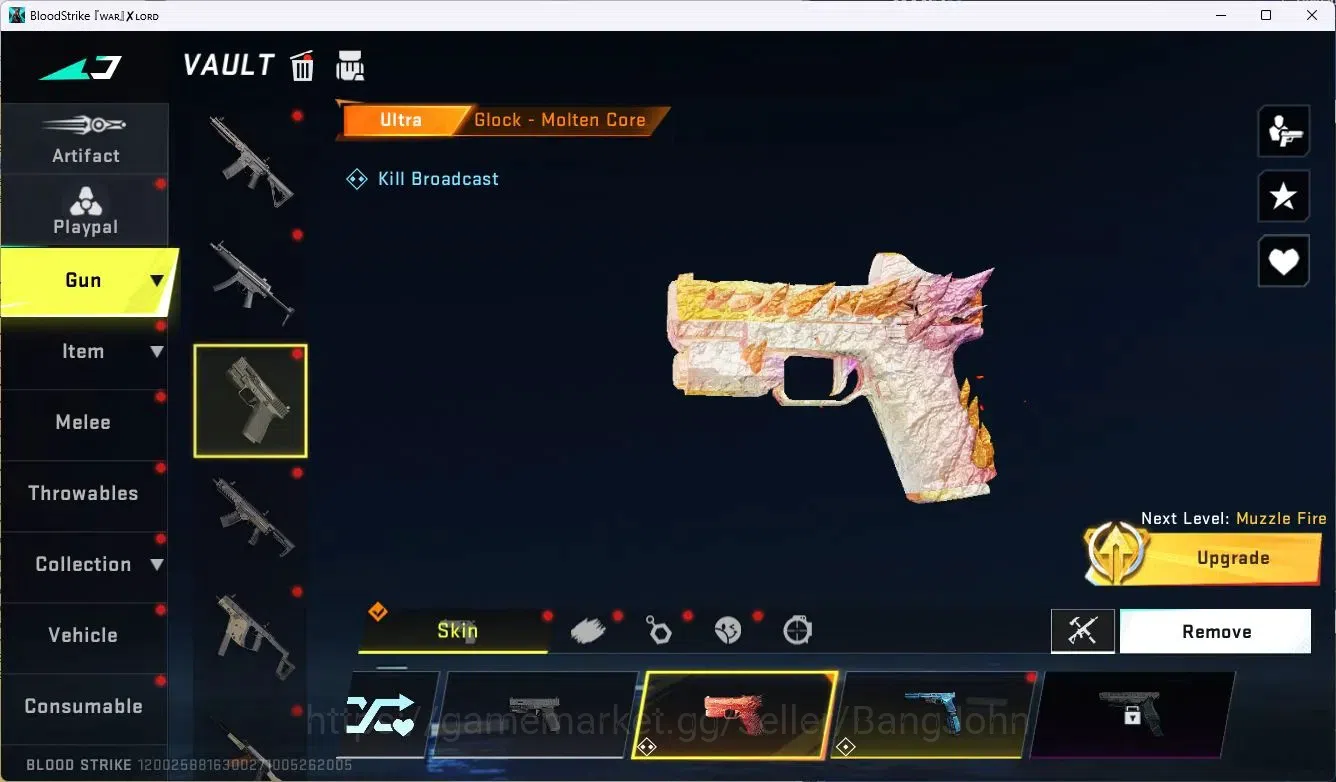 Blood Strike Accounts ASIA | Eternal Desert Eagle-Scorpius Lv1 | 2 Limit image 10
