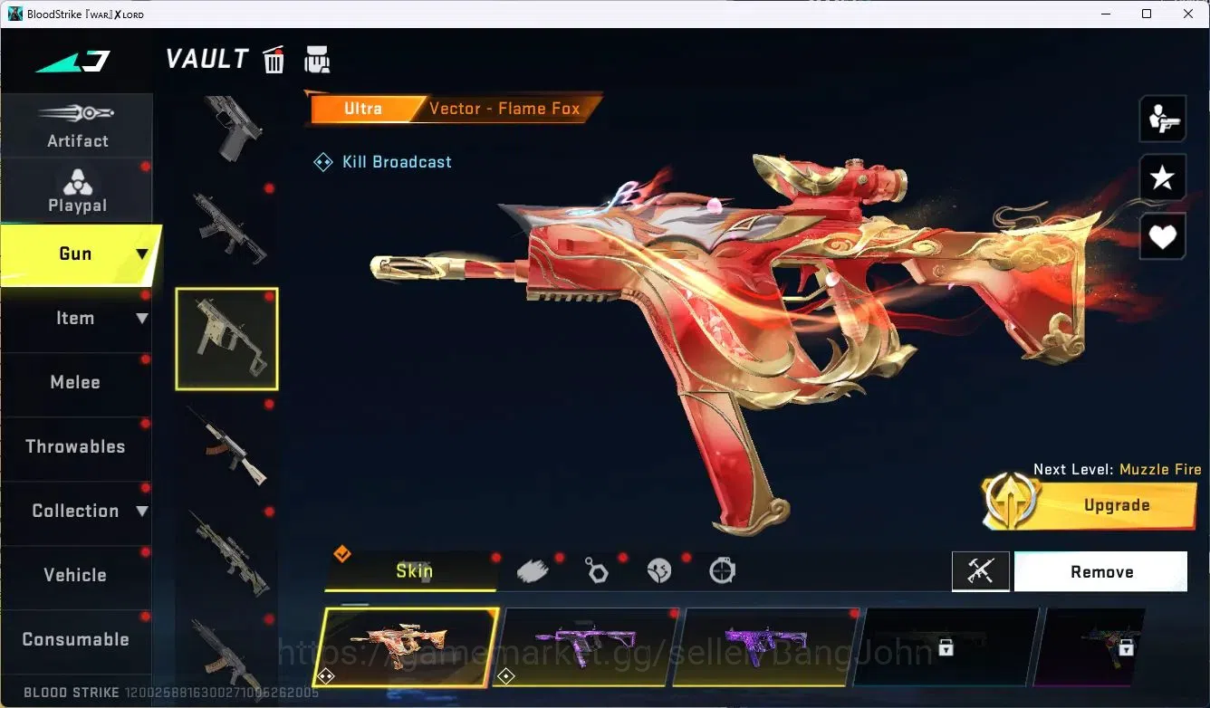 Blood Strike Accounts ASIA | Eternal Desert Eagle-Scorpius Lv1 | 2 Limit image 12