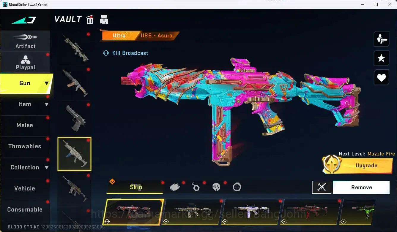Blood Strike Accounts ASIA | Eternal Desert Eagle-Scorpius Lv1 | 2 Limit image 16