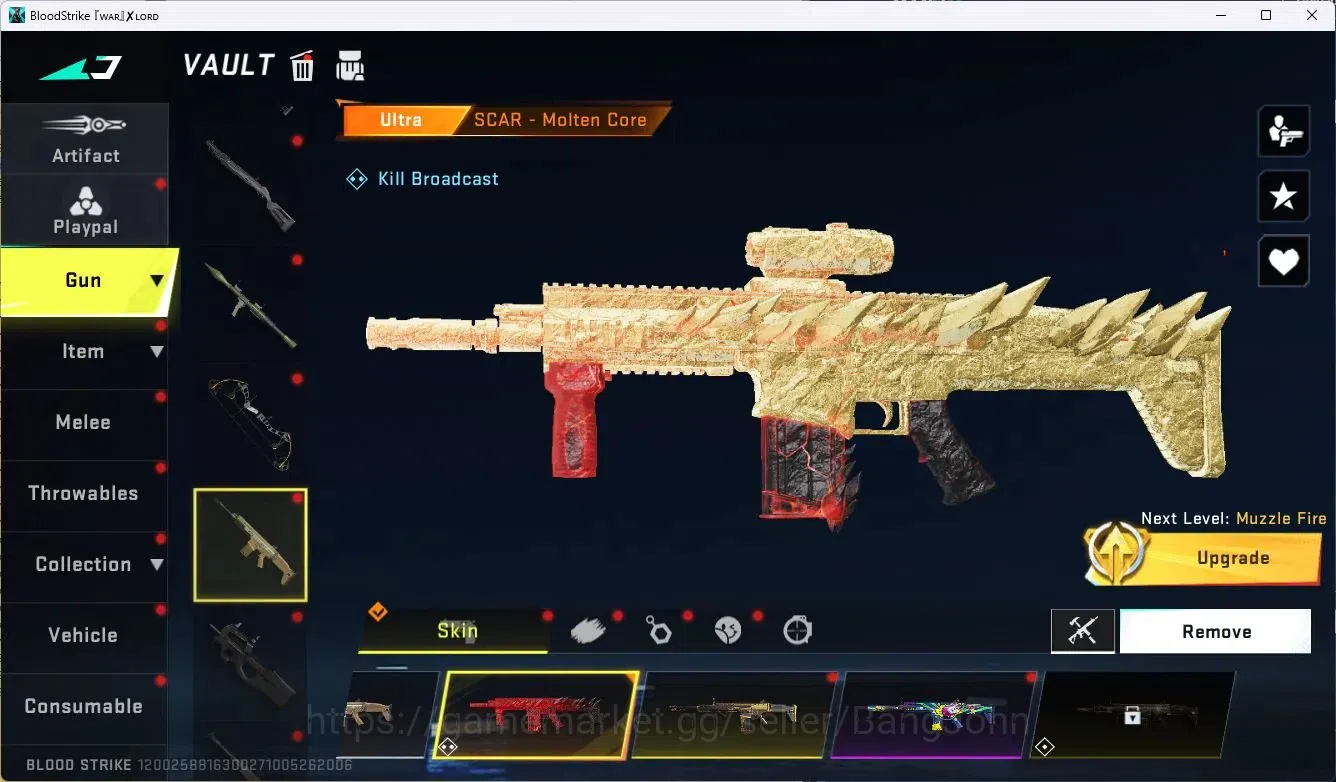 Blood Strike Accounts ASIA | Eternal Desert Eagle-Scorpius Lv1 | 2 Limit image 19