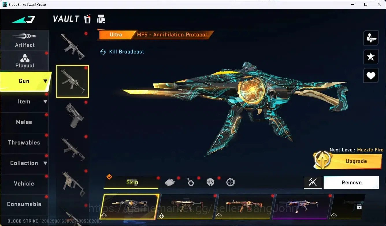 Blood Strike Accounts ASIA | Eternal Desert Eagle-Scorpius Lv1 | 2 Limit image 9