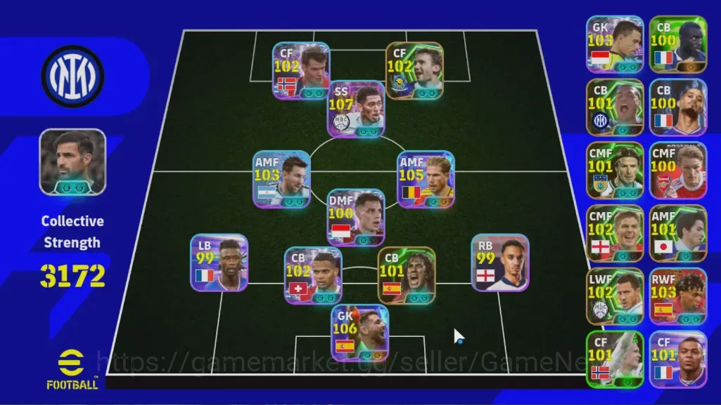 eFootball Accounts Legends & Iconic Players Android|8 Epic Carles Puyol,David Beckham,Ivan Cordoba|12 ShowTime Unai 1