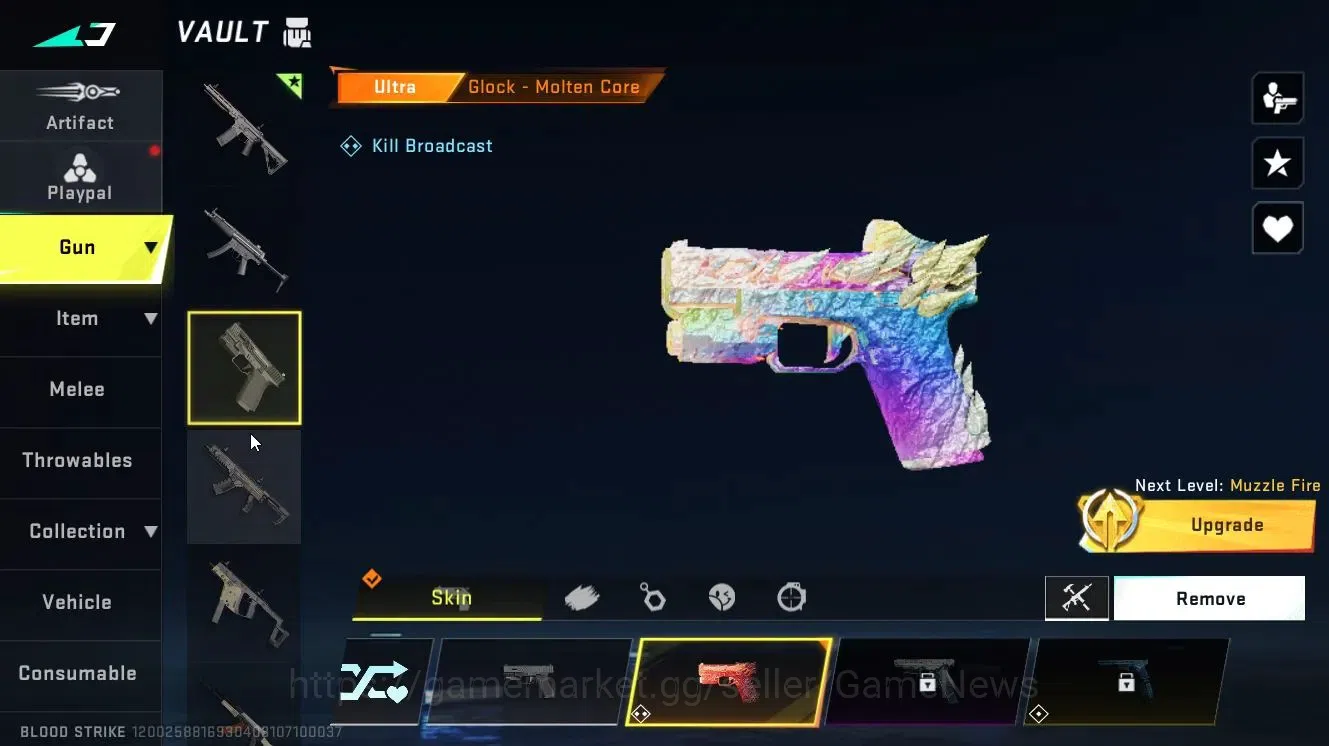 Blood Strike Accounts Collab Skin ASIA|ETERNAL (M4A1-Blight's E Lv3, DEagle-Scorpius)|Collab 11