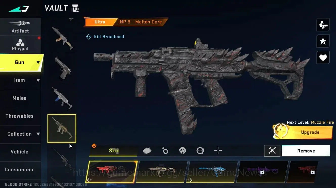 Blood Strike Accounts Collab Skin ASIA|ETERNAL (M4A1-Blight's E Lv3, DEagle-Scorpius)|Collab 12