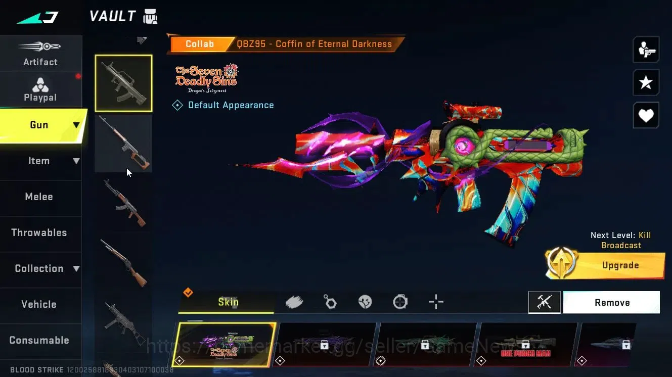 Blood Strike Accounts Collab Skin ASIA|ETERNAL (M4A1-Blight's E Lv3, DEagle-Scorpius)|Collab 16