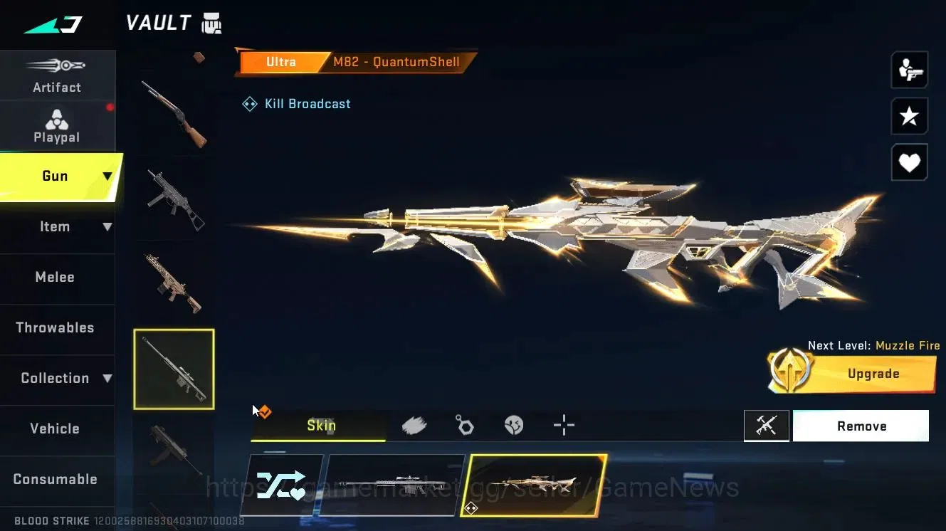 Blood Strike Accounts Collab Skin ASIA|ETERNAL (M4A1-Blight's E Lv3, DEagle-Scorpius)|Collab 17