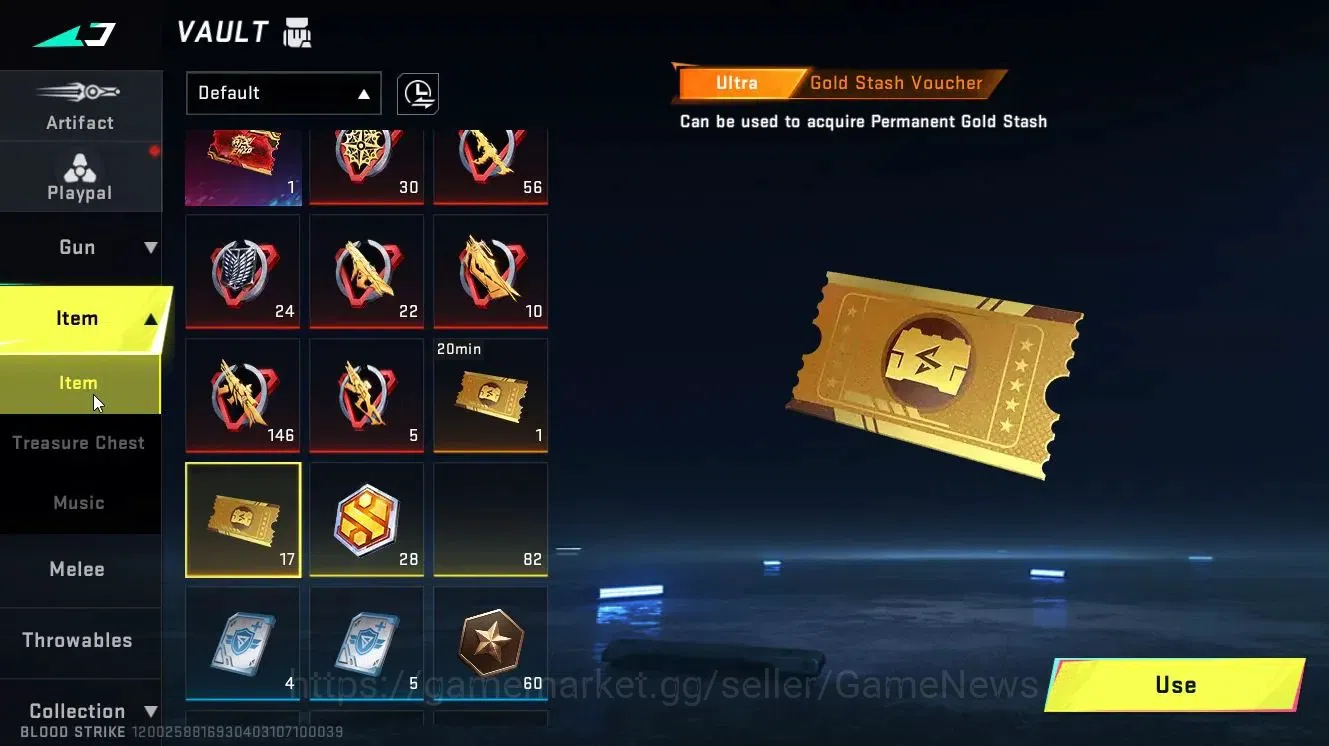 Blood Strike Accounts Collab Skin ASIA|ETERNAL (M4A1-Blight's E Lv3, DEagle-Scorpius)|Collab 18