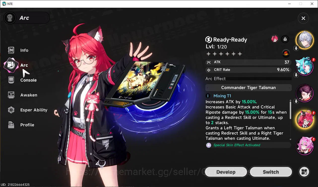 Neverness to Everness Accounts GLOBAL EU| HL 3| 1 SSR Limited Meta Nanally + Sign image 2