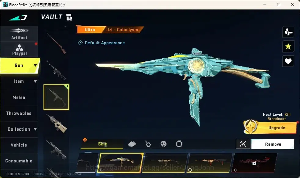 Blood Strike Accounts Collab Skin ASIA | 2 EVA Collab Guns|1 Ultra Melee|10 Ultra Guns|9 Ultra Strikers|1 Collab Vehicle 12