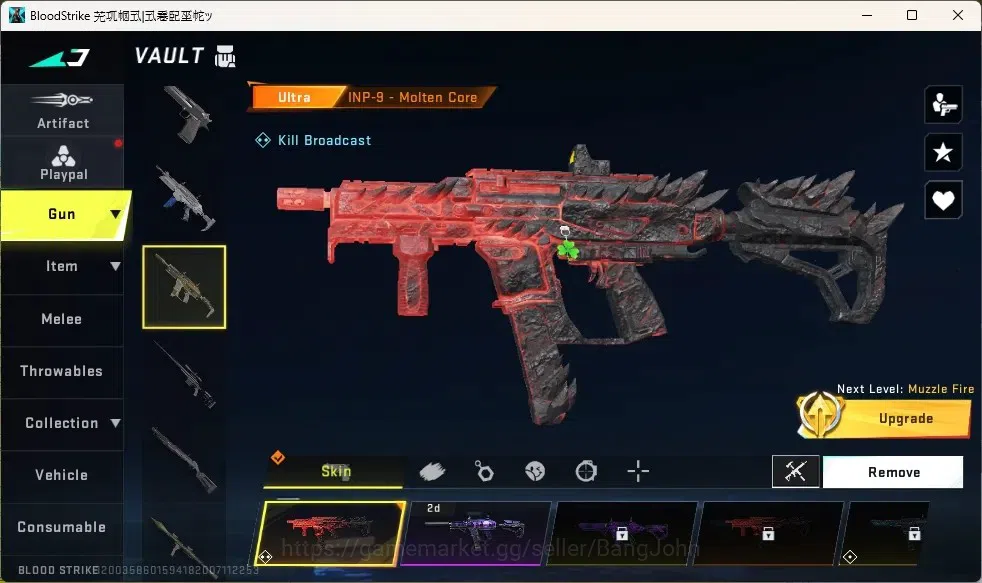 Blood Strike Accounts Collab Skin ASIA | 2 EVA Collab Guns|1 Ultra Melee|10 Ultra Guns|9 Ultra Strikers|1 Collab Vehicle 5