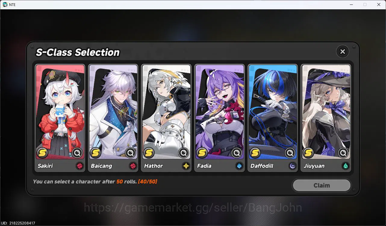 Neverness to Everness Accounts SEA |Starter Lvl 3| 1 SSR(Nanally)+5SR |Selector 4 image 12