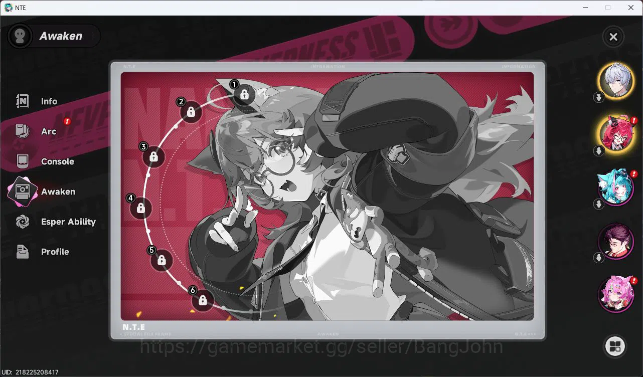 Neverness to Everness Accounts SEA |Starter Lvl 3| 1 SSR(Nanally)+5SR |Selector 4 image 4