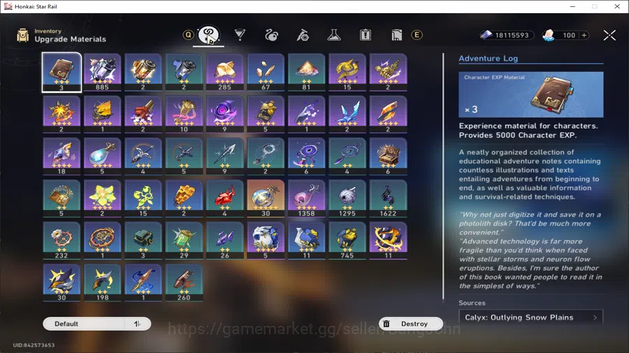 Honkai Star Rail Accounts [ASIA] TL65 | 10 Limited | Top Tier Dan Heng PT +  image 5