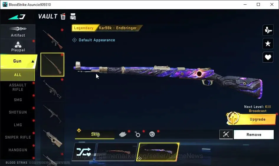 Blood Strike Accounts ASIA|4 ULTRA[HANK,VOLT,UMP45,AR97]|Collab 7DS-AK47 image 13