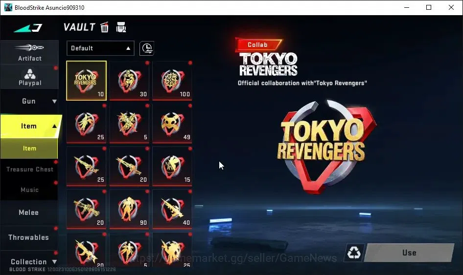 Blood Strike Accounts ASIA|4 ULTRA[HANK,VOLT,UMP45,AR97]|Collab 7DS-AK47 image 20