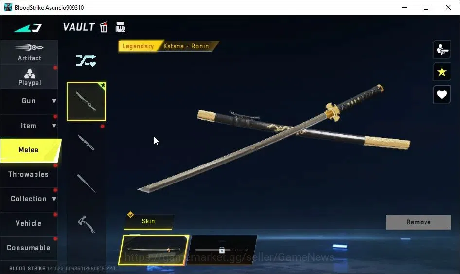 Blood Strike Accounts ASIA|4 ULTRA[HANK,VOLT,UMP45,AR97]|Collab 7DS-AK47 image 7
